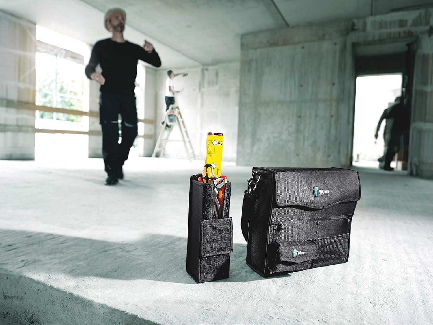 Wera 2go 7 High Tool Box 100 x 105 x 300 mm, 05004356001, Black
