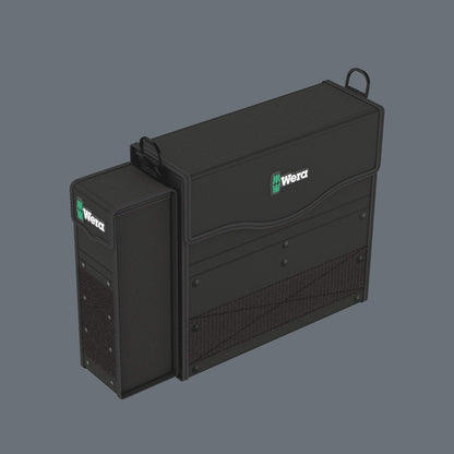 Wera 2go 7 High Tool Box 100 x 105 x 300 mm, 05004356001, Black