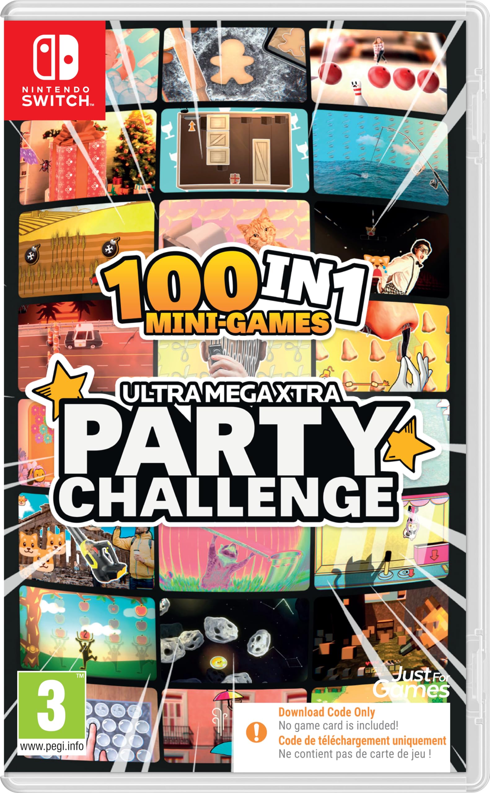 Ultra Mega Xtra Party Challenge (Nintendo Switch, Code-In-Box)