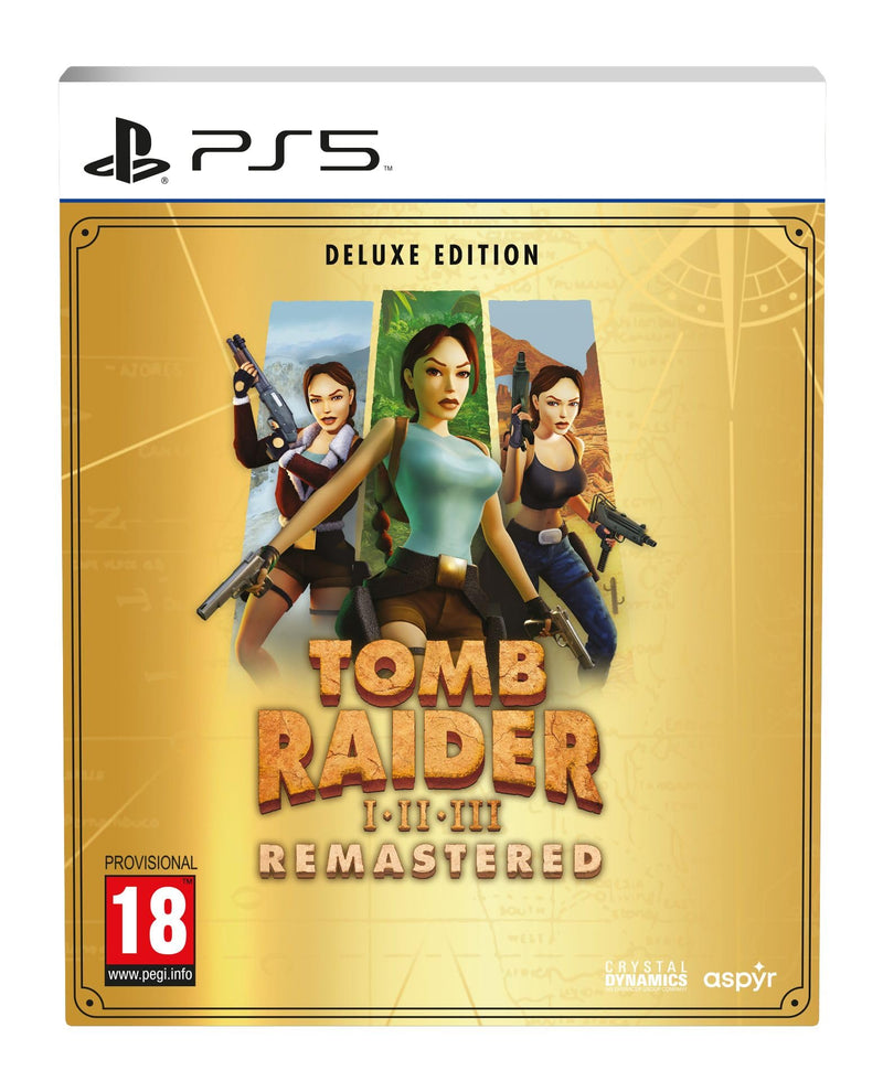 Tomb Raider 1-3 Remastered Starring Lara Croft: Deluxe Edition - PS5 PlayStation 5 Deluxe Edition