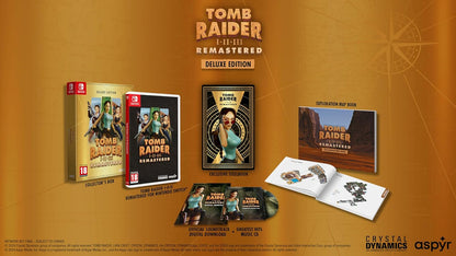 Tomb Raider 1-3 Remastered Starring Lara Croft: Deluxe Edition - Switch