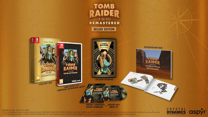 Tomb Raider 1-3 Remastered Starring Lara Croft: Deluxe Edition - Switch