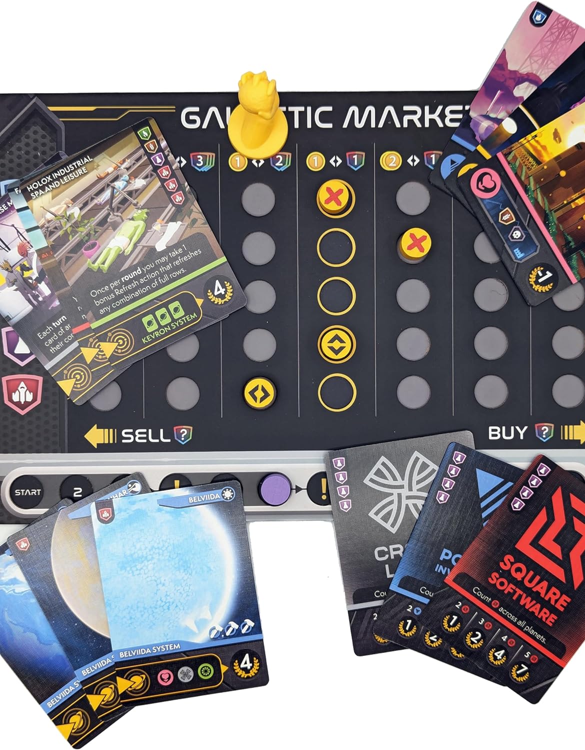 Star Tycoon by Good Games Publishing, Strategy Board Game, for 1 to 4 Players and Ages 14+