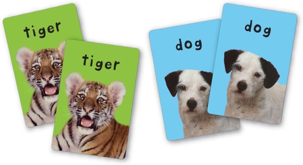 University Games First 100 Words Animals Card Game, 01335