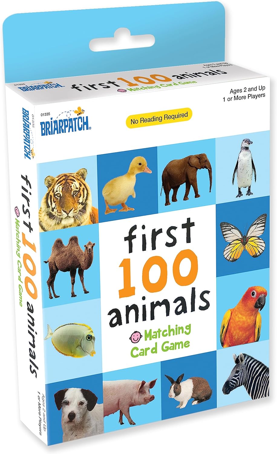 University Games First 100 Words Animals Card Game, 01335