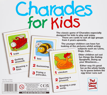 Paul Lamond Charades for kids - Juego "Tonterías para niños" (importado de Reino Unido
