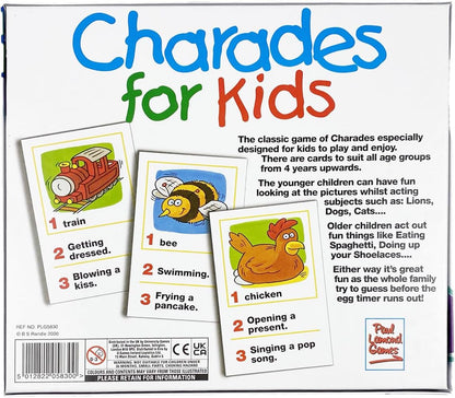 Paul Lamond Charades for kids - Juego "Tonterías para niños" (importado de Reino Unido