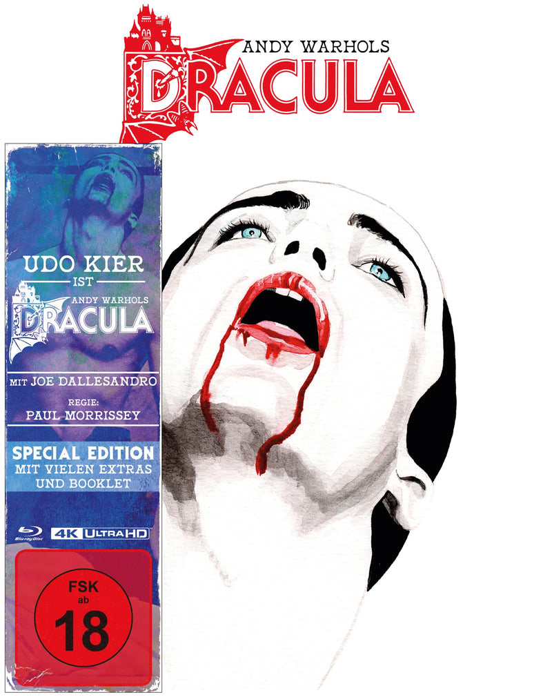 Andy Warhols Dracula - Mediabook - Cover B (4K-Ultra HD) (+ Blu-ray) (+ Bonus-Blu-ray