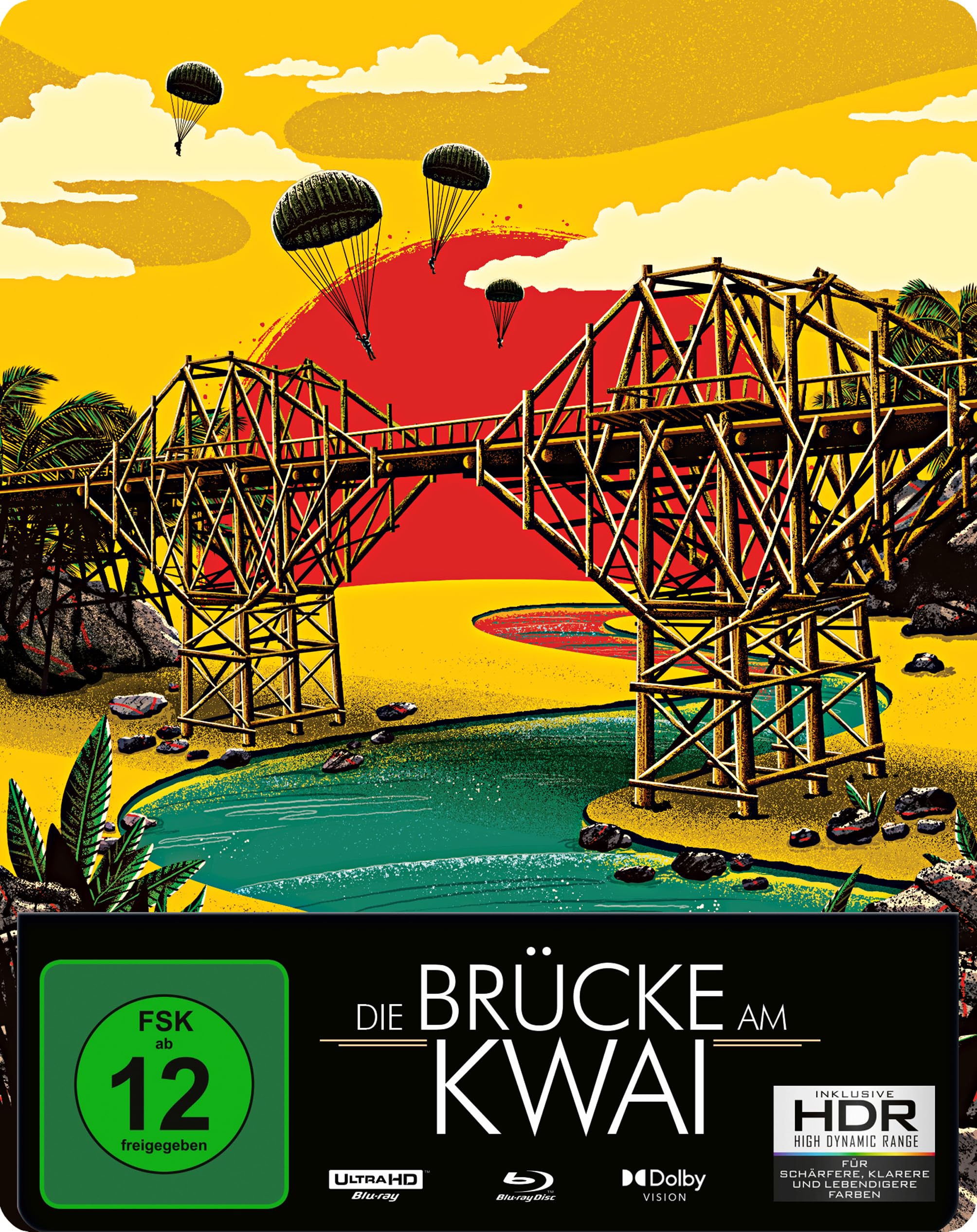 Die Brücke am Kwai (Remastered) (Steelbook) (4K-Ultra HD) (+ Blu-ray)