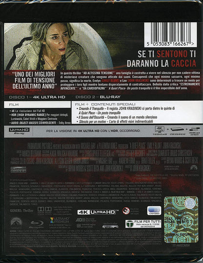 A Quiet Place-Un Posto Tranquillo ( 4K Ultra-HD+Blu-Ray)