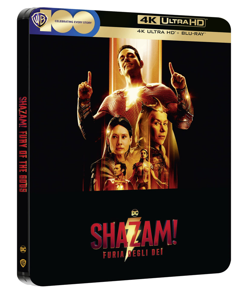 SHAZAM! 2 - FURIA DEGLI DEI STEELBOOK 2 (4K Ultra HD + Blu-Ray