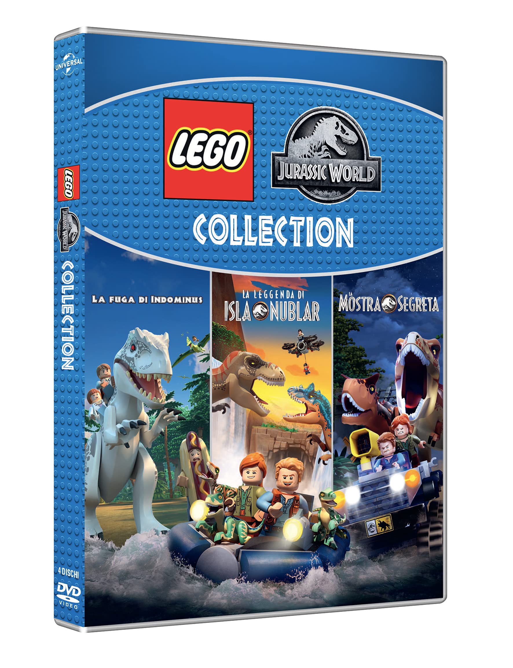 Lego Jurassic World Collection (4 Dvd) - (Italian Import)