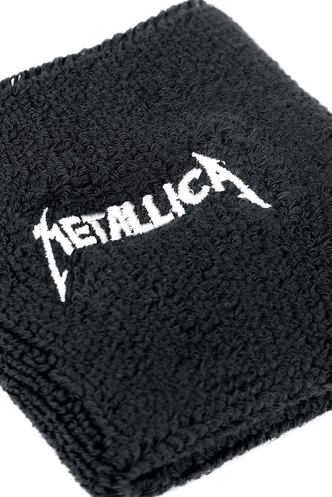 Metallica Logo - Wristband Sweatband Black