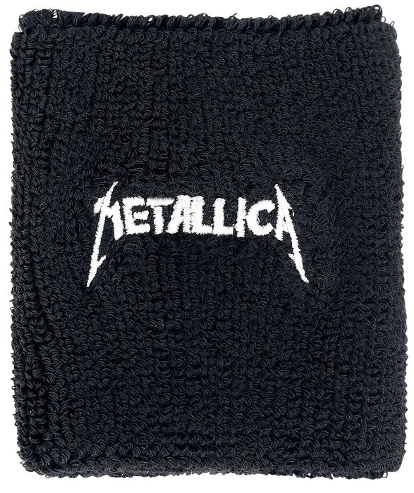Metallica Logo - Wristband Sweatband Black