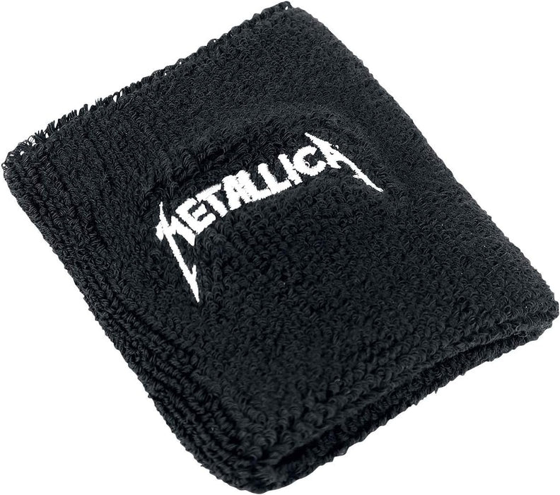 Metallica Logo - Wristband Sweatband Black