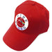 PINK FLOYD Unisex Adult Circle Logo Baseball Cap (One Size) (Red/White