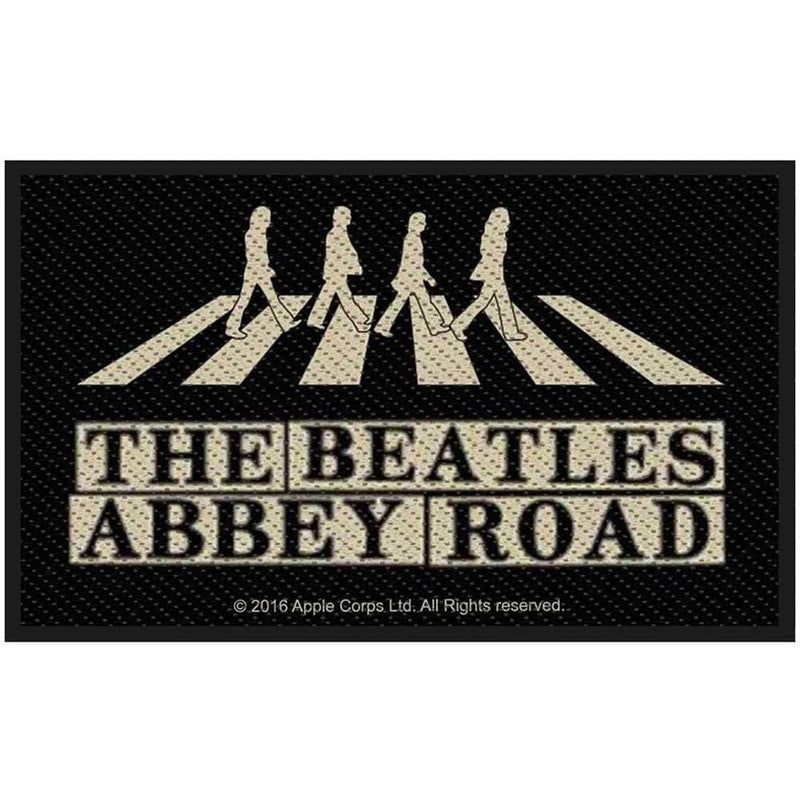Beatles - Abbey Road Crossing Patch 6cm x 10cm Black