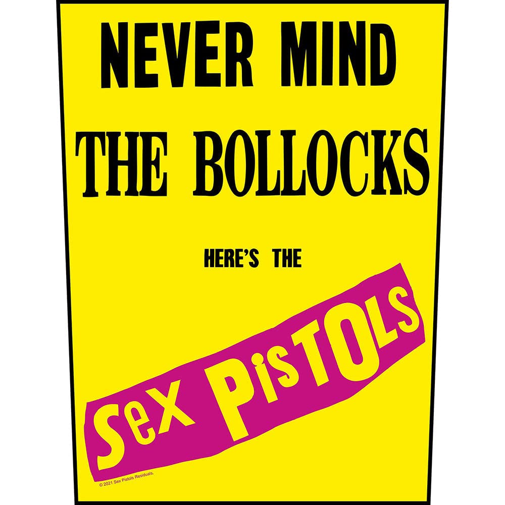 Back Patch # # Never Mind The Bollocks Yellow