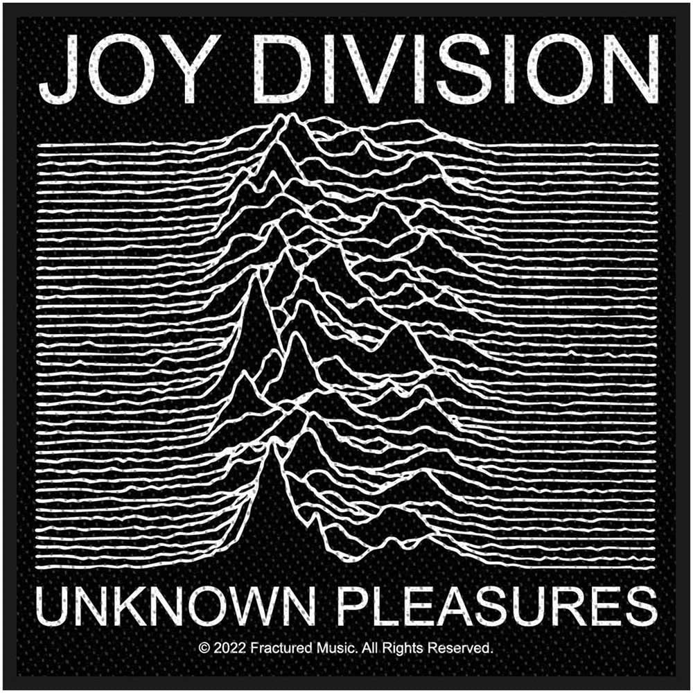 Joy Division Unknown Pleasures Woven Patch