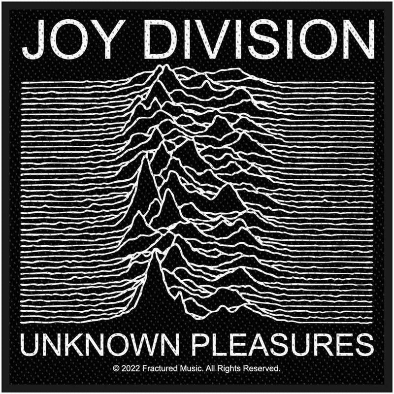 Joy Division Unknown Pleasures Woven Patch