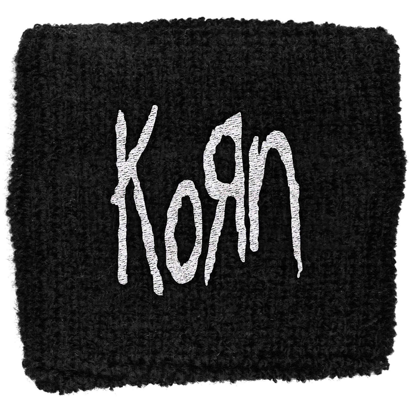Korn - Fabric Bracelet Logo (One Size) (Black