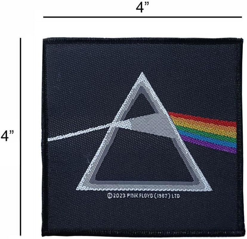 Pink Floyd Dark Side of The Moon Printed Patch 4" x 4"