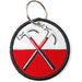 Pink Floyd The Wall Hammers Circle Plastic Key Chain, Multi-colored, One size