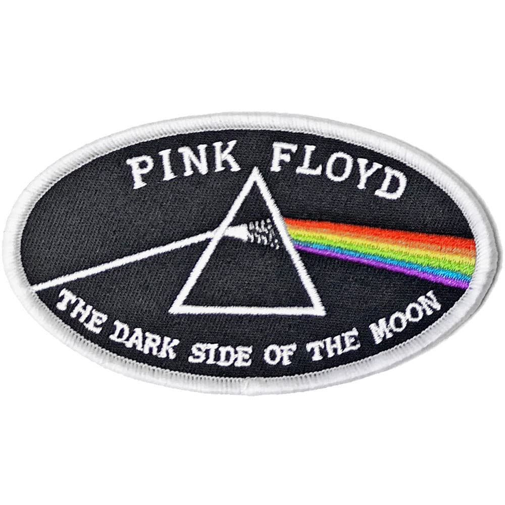 Toppa Dark Side of the Moon Oval White Border