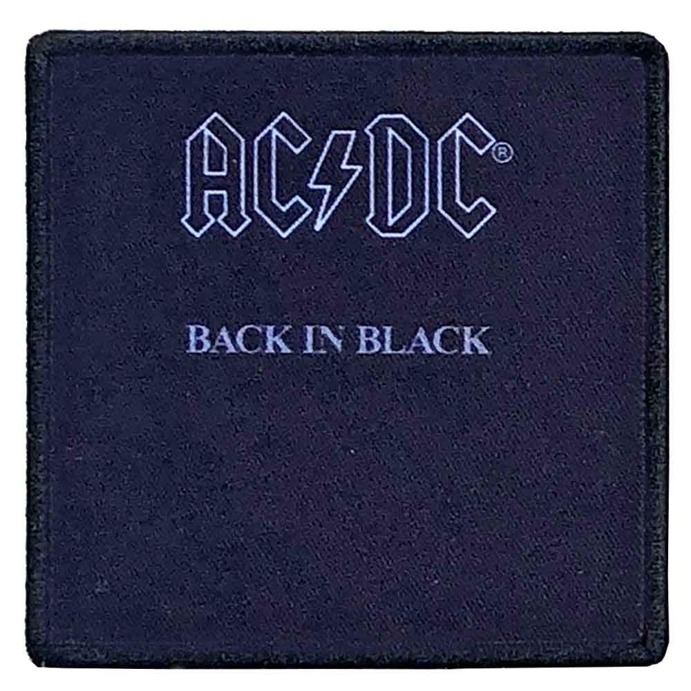 Ac/Dc: Back In Black Standard Patch (Toppa)