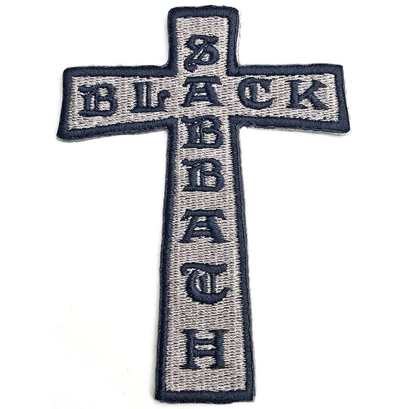 Black Sabbath Patch Cross Band Logo Official One Size