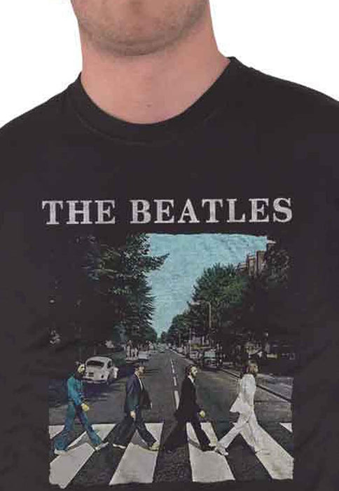 The Beatles Men's Abbey Road and Logo Short Sleeve