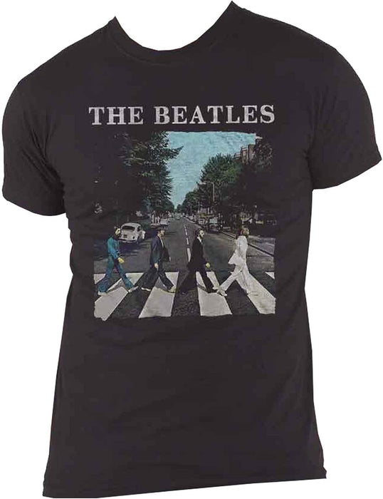 The Beatles Men's Abbey Road and Logo Short Sleeve