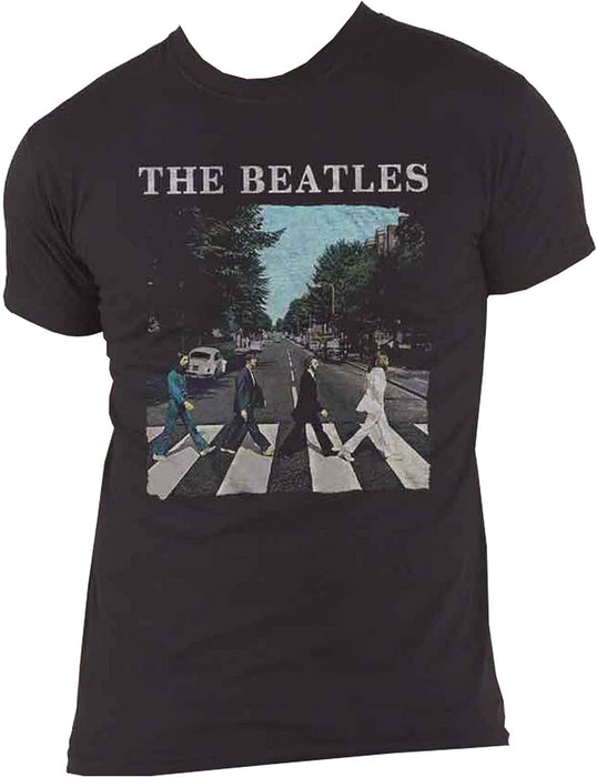 The Beatles Men's Abbey Road and Logo Short Sleeve
