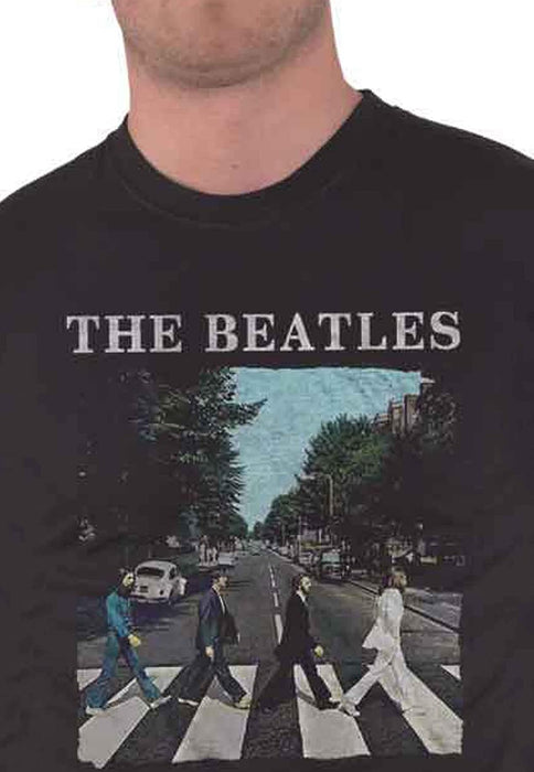 The Beatles Men's Abbey Road and Logo Short Sleeve