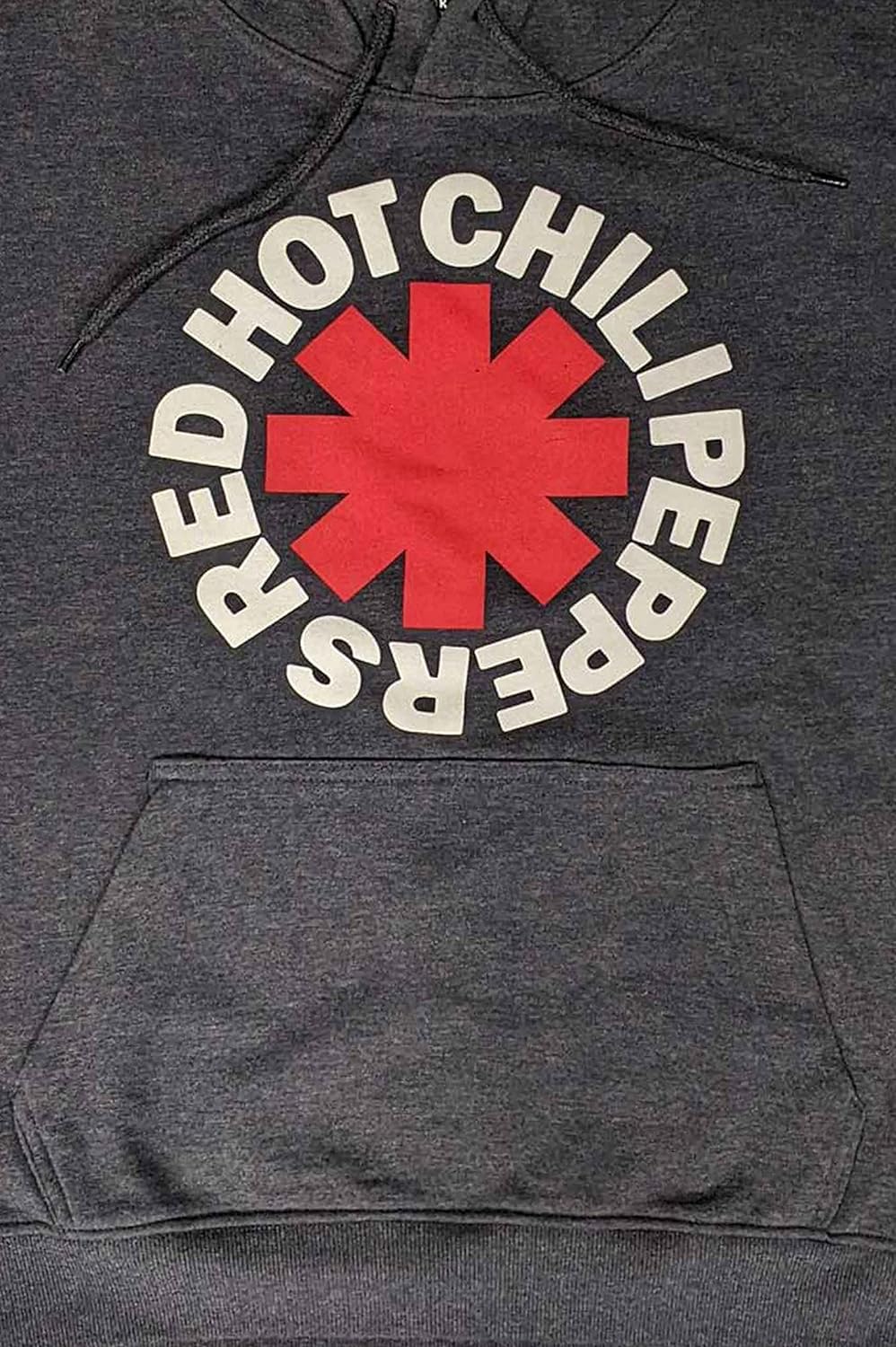Rage Against The Machine Red Hot Chili Peppers Classic Asterisk Official Unisex Hoodie M Charcoal