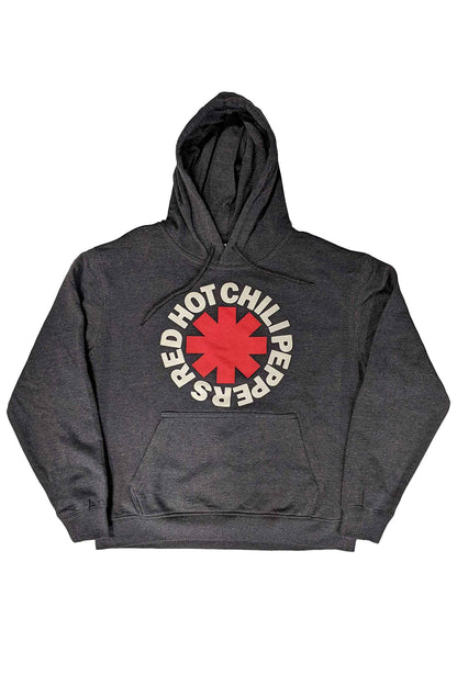 Rage Against The Machine Red Hot Chili Peppers Classic Asterisk Official Unisex Hoodie M Charcoal
