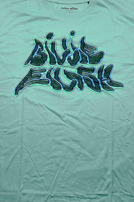 Billie Eilish T Shirt Neon Logo Billie Official Unisex