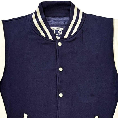 Rock Off officially licensed products Biggie Smalls Jacket Crown Logo Official Unisex Navy Blue Varsity XL