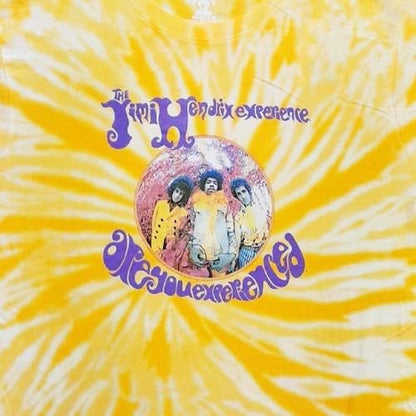 Jimi Hendrix Kids T Shirt are You Experienced New Official Yellow Dye Wash X-Small (3/4 Yrs) Yellow
