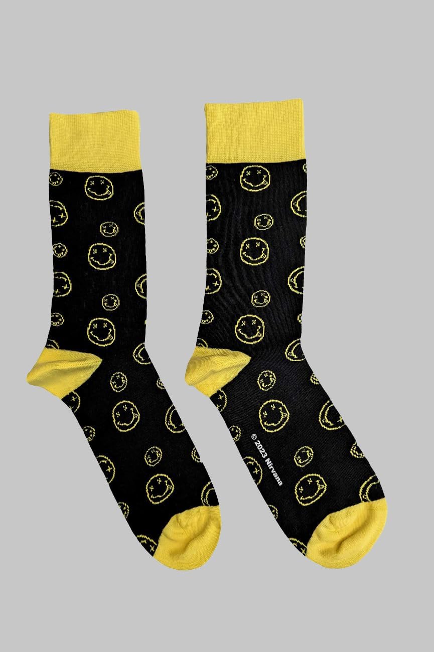 Rock Off officially licensed products Nirvana Ankle Socks