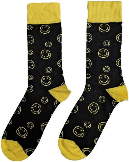 Rock Off officially licensed products Nirvana Ankle Socks