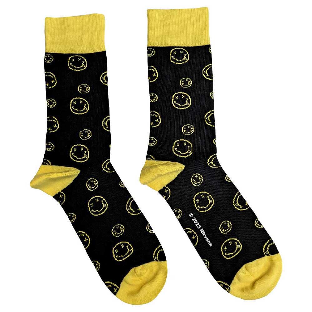 Rock Off officially licensed products Nirvana Ankle Socks