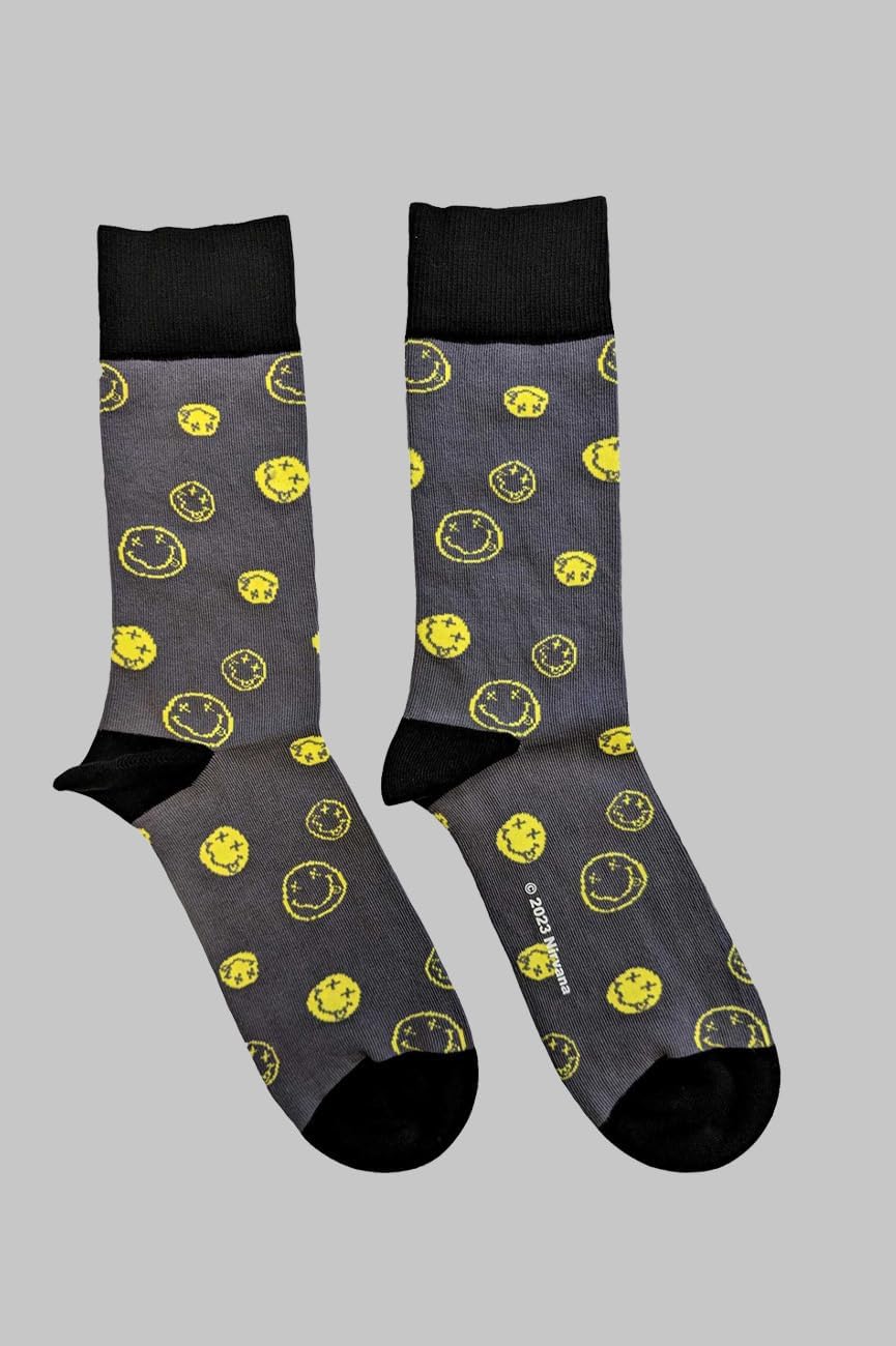 Rock Off officially licensed products Nirvana Ankle Socks