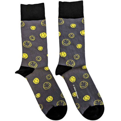Rock Off officially licensed products Nirvana Ankle Socks One Size Grey