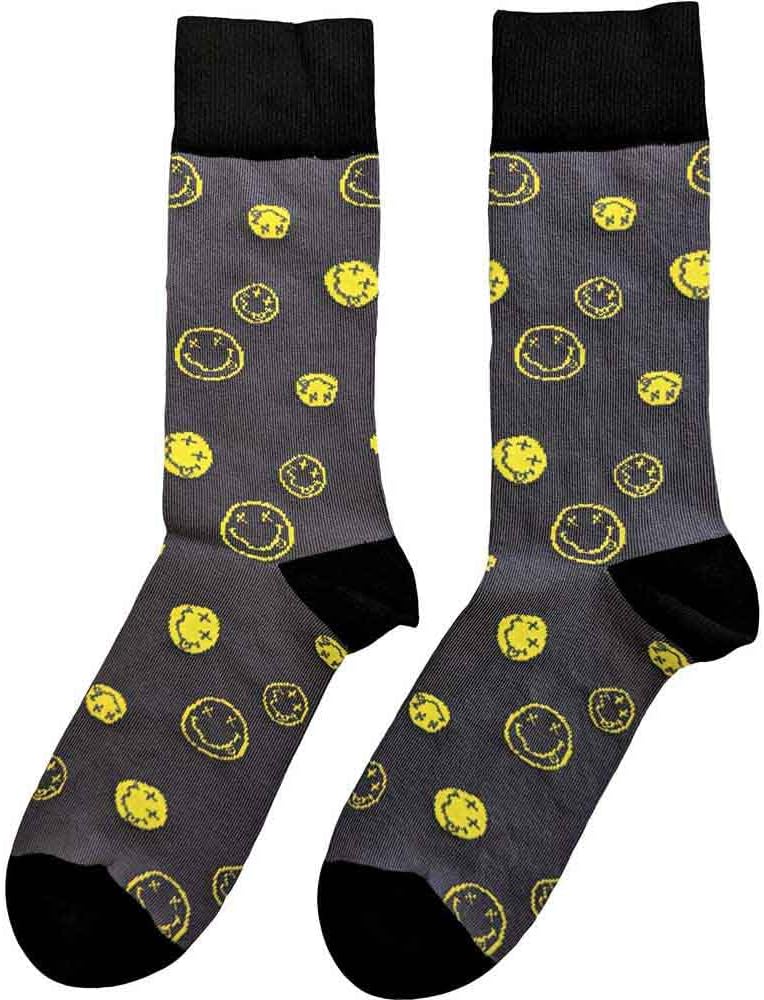 Rock Off officially licensed products Nirvana Ankle Socks One Size Grey