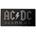 AC/DC Back In Black Woven Patch One Size