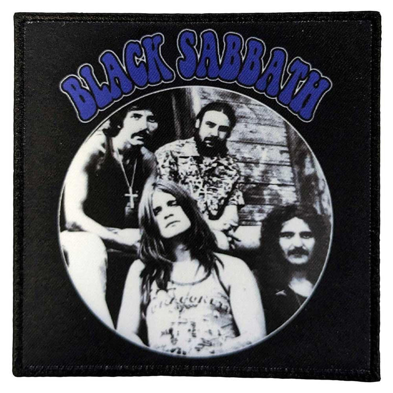 Rock Off officially licensed products Black Sabbath Band Photo Circle Woven Patch One Size