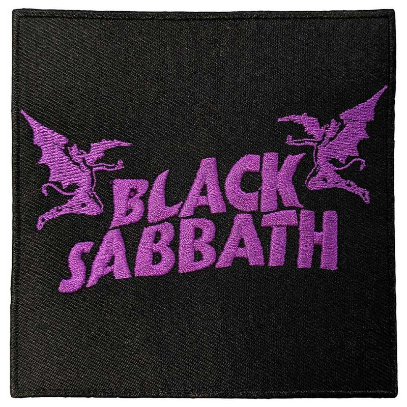 Rock Off officially licensed products Black Sabbath Wavy Logo and Daemons Woven Patch One Size