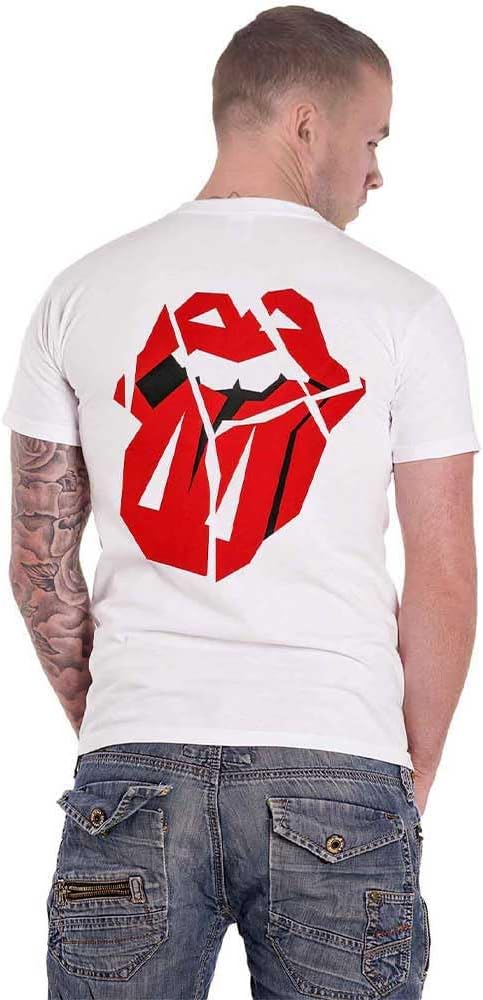 The Rolling Stones T Shirt Hackney Diamonds Lick Logo New Official Unisex Size M White