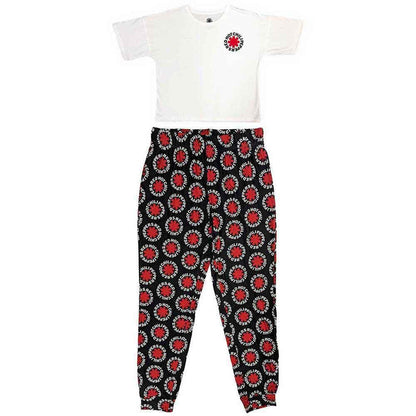 Pyjamas # X-Small Ladies Black, White # Classic Asterisk